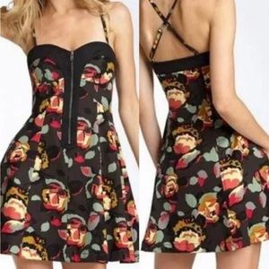 French connection floral mini dress